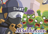 لعبة محاربة الزومبي swat