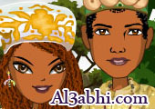 لعبة تلبيس بنات افريقيا